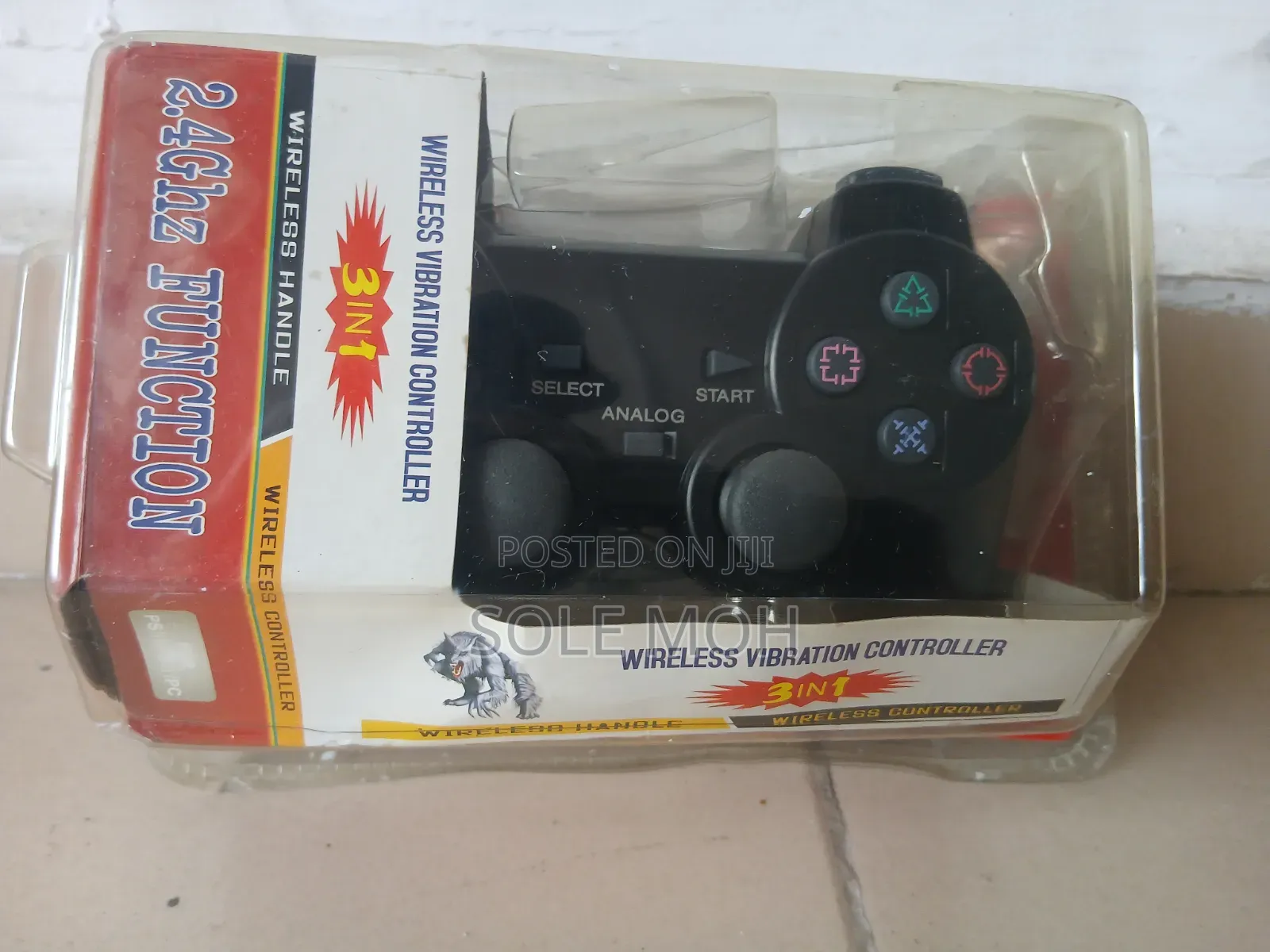 Wireless Vibration Controller Compatible With Ps3, Ps2, Pc