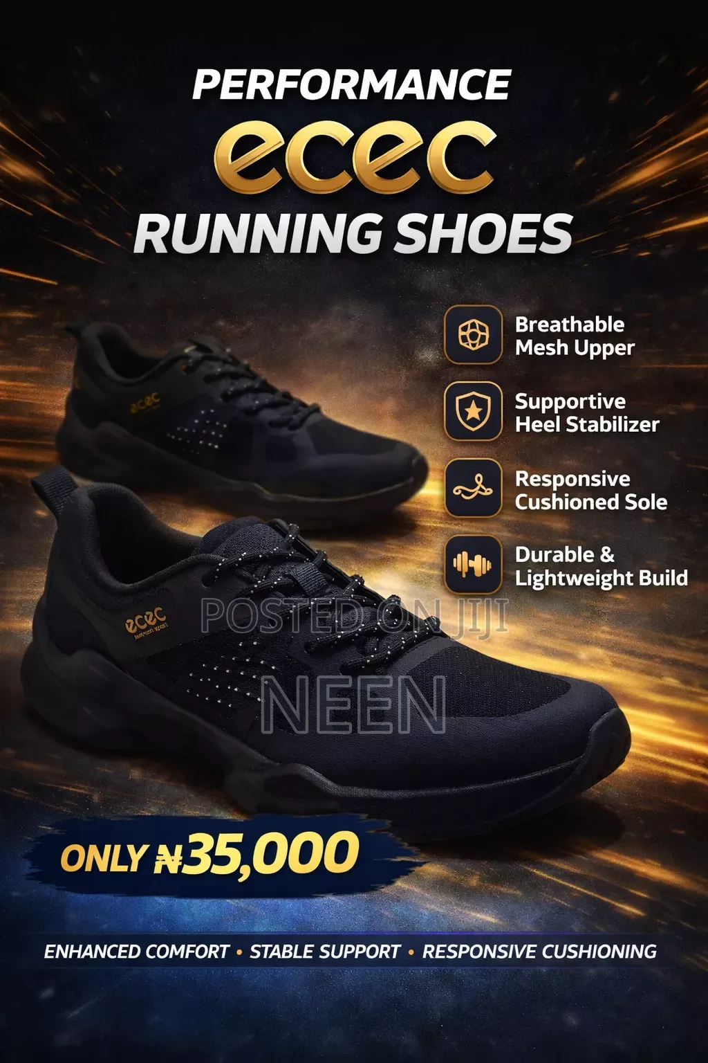 Ecec Performance Running Shoes