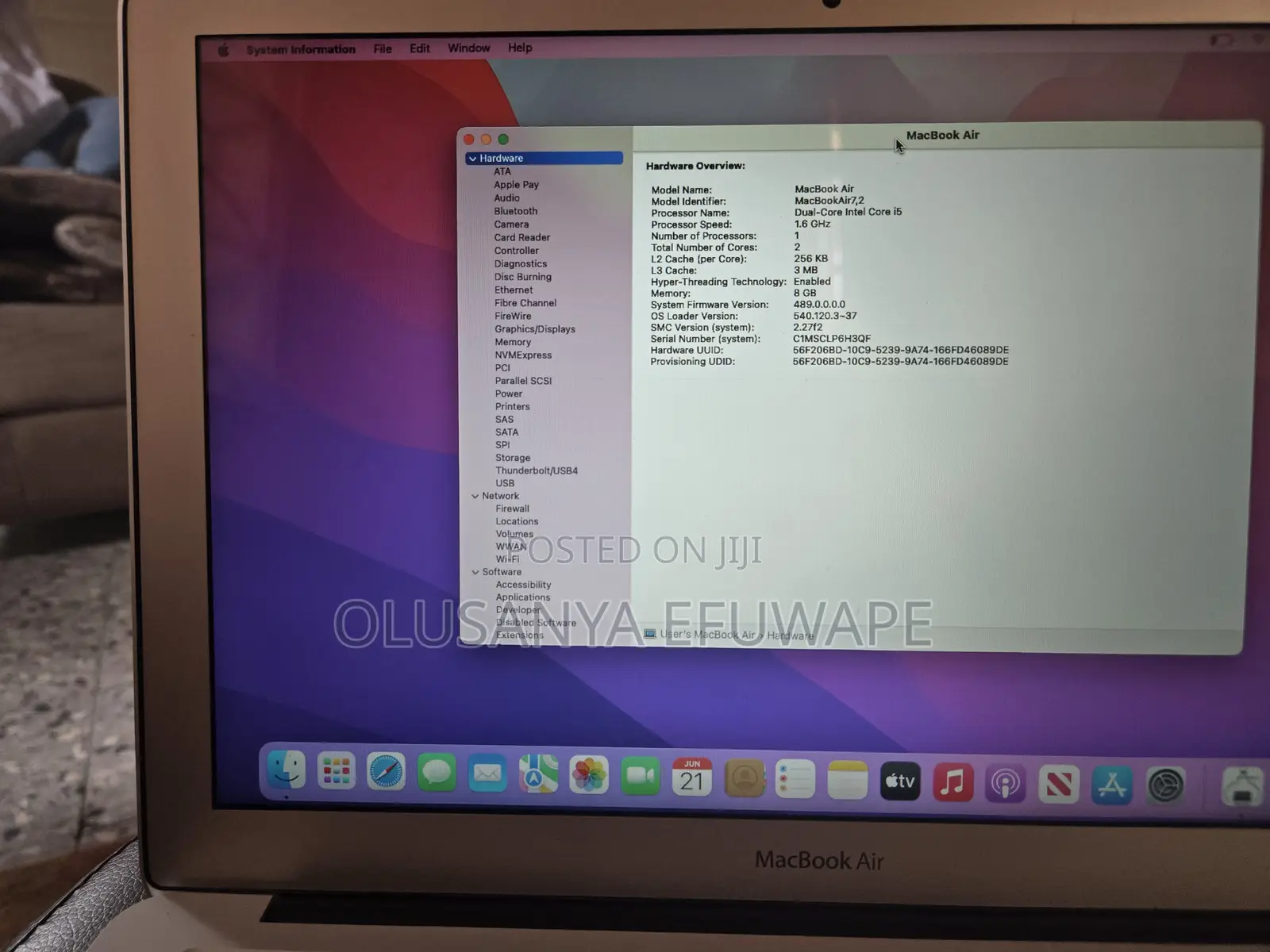 Macbook Air Is Up Forsale