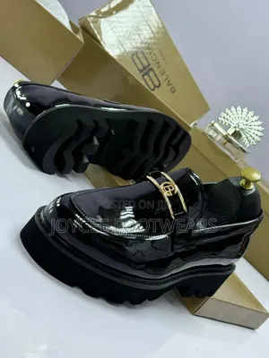 Original Designer Shinning Leather Balenciaga Shoe