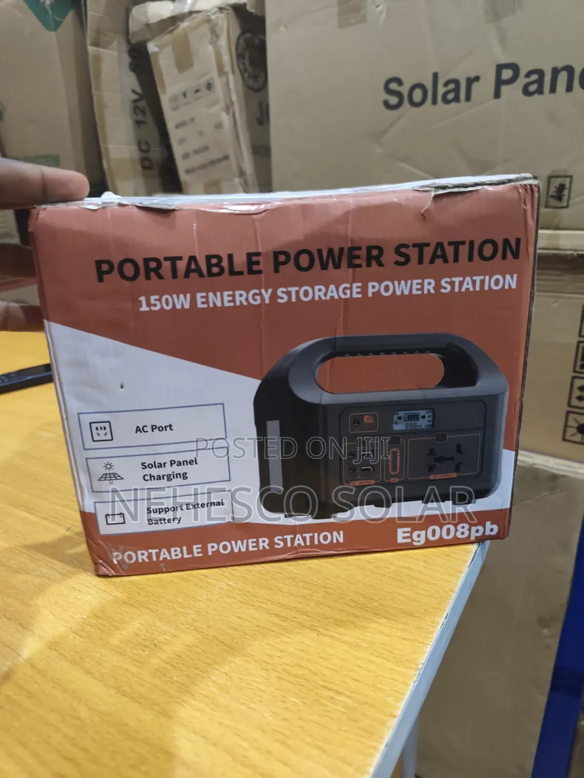 150w Portable Solar Generator