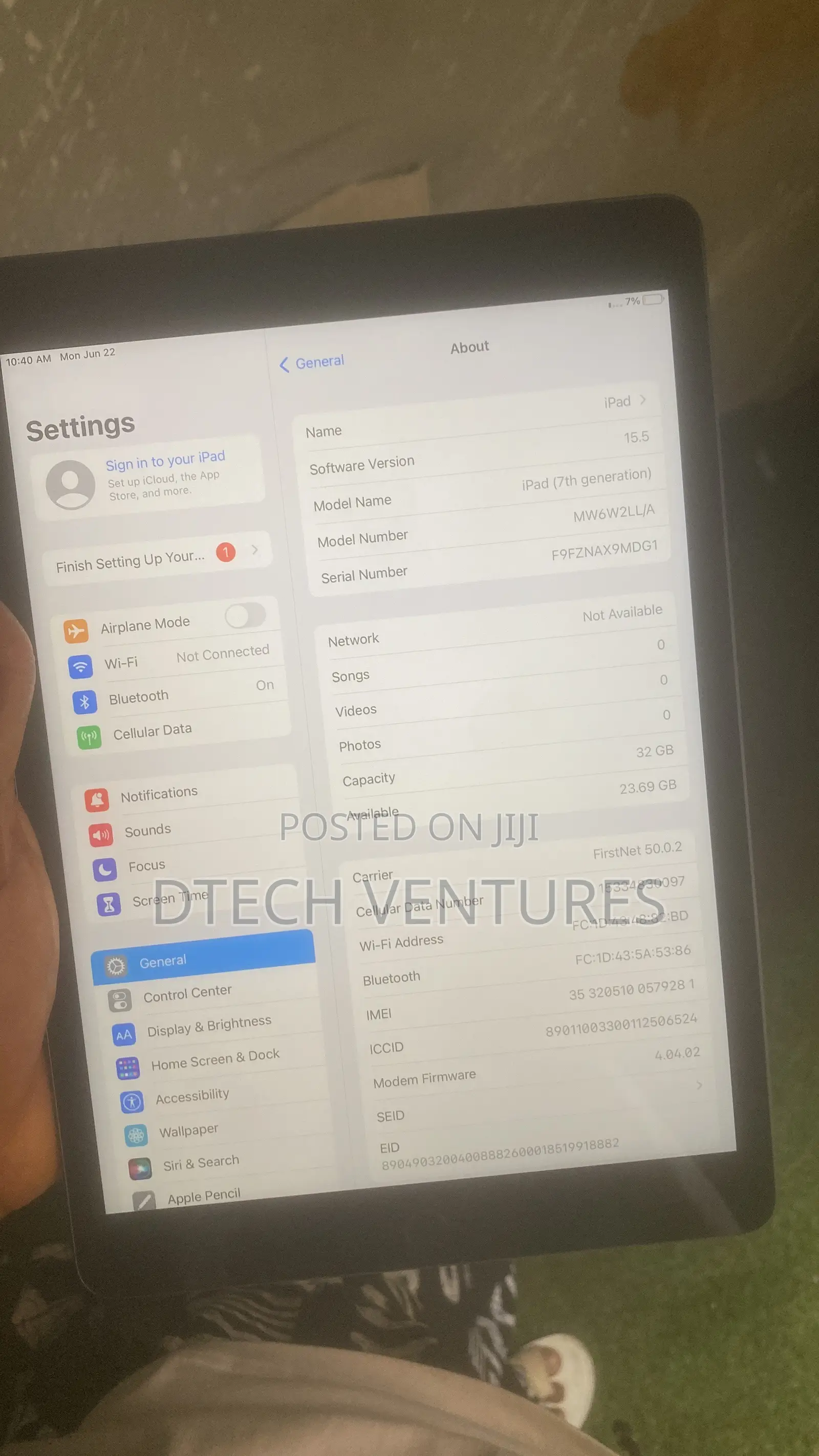 Apple iPad 10.2 (2019) 32 GB Silver