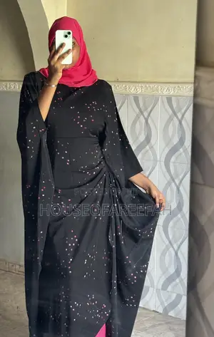 3pieces Dress Bubu With Tie,Camisole and a Fine Medium Veil