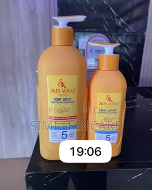 Skin Aura Body Wash and Body Cream