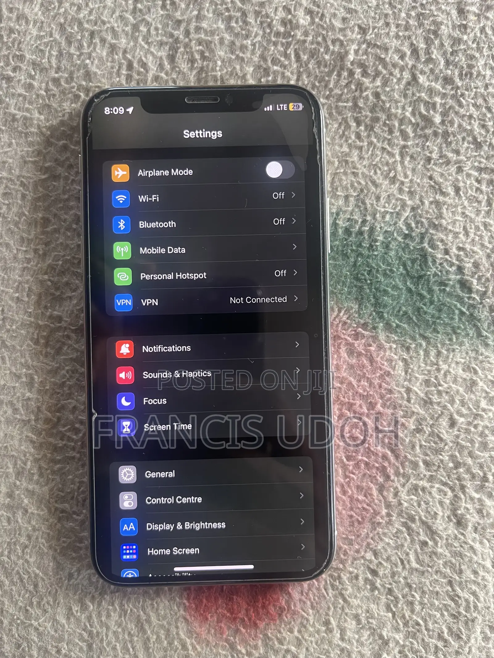 Apple iPhone X 64 GB Silver