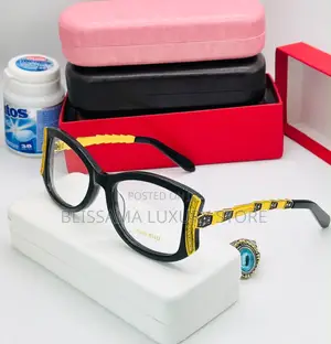 Miu Miu Luxury Transparent Glasses – Trendy, Stylish Premium Quality