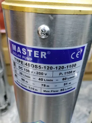 1.5hp Master Dc Submersible Solar Pump With Cables and Control Box.