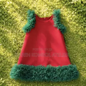 Ruby Emerald Princess Dress for Girls