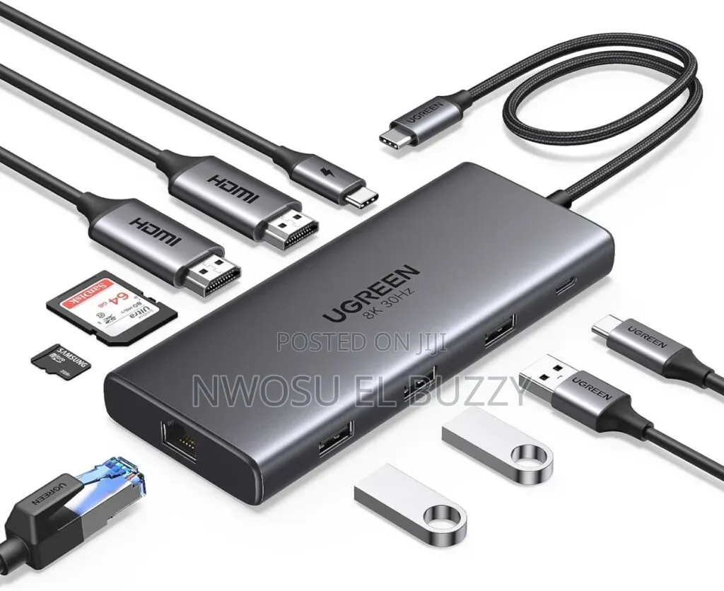 10-in-1 Usb-C Multifunction Docking Station /