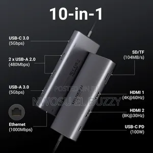 10-in-1 Usb-C Multifunction Docking Station /