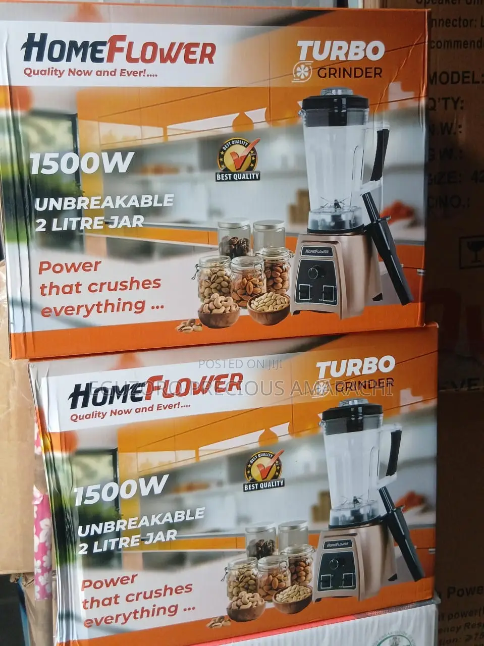 2litrs Home Flower Turbo Blender-1500w