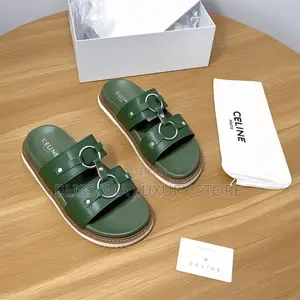 New Celine Trendy Luxury Men Slides – Comfortable, Durable Stylish