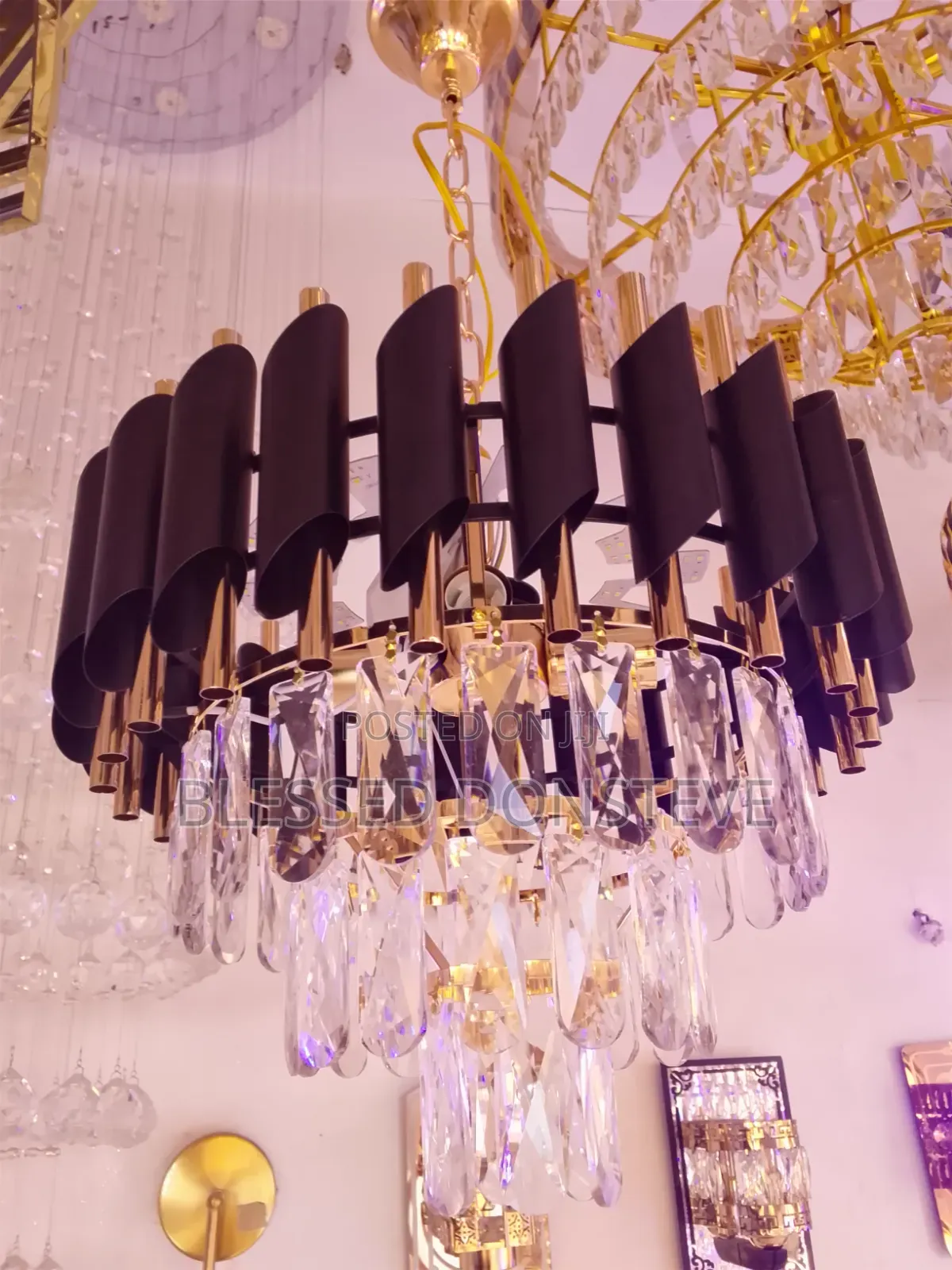 Chandelier And Dropping Lights