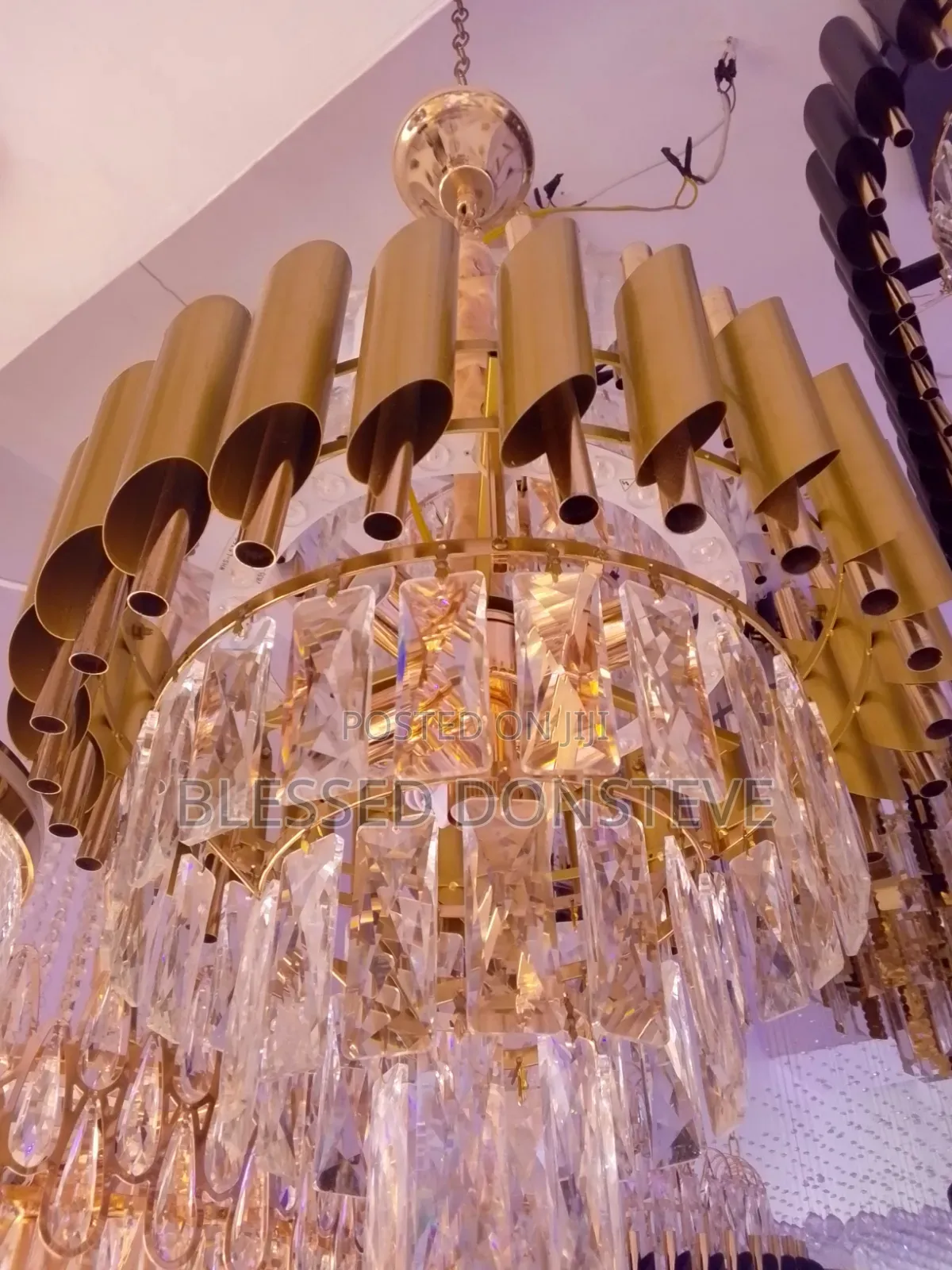 Chandelier And Dropping Lights