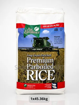 Par Excellence Premium Parboiled Rice 45.36kg