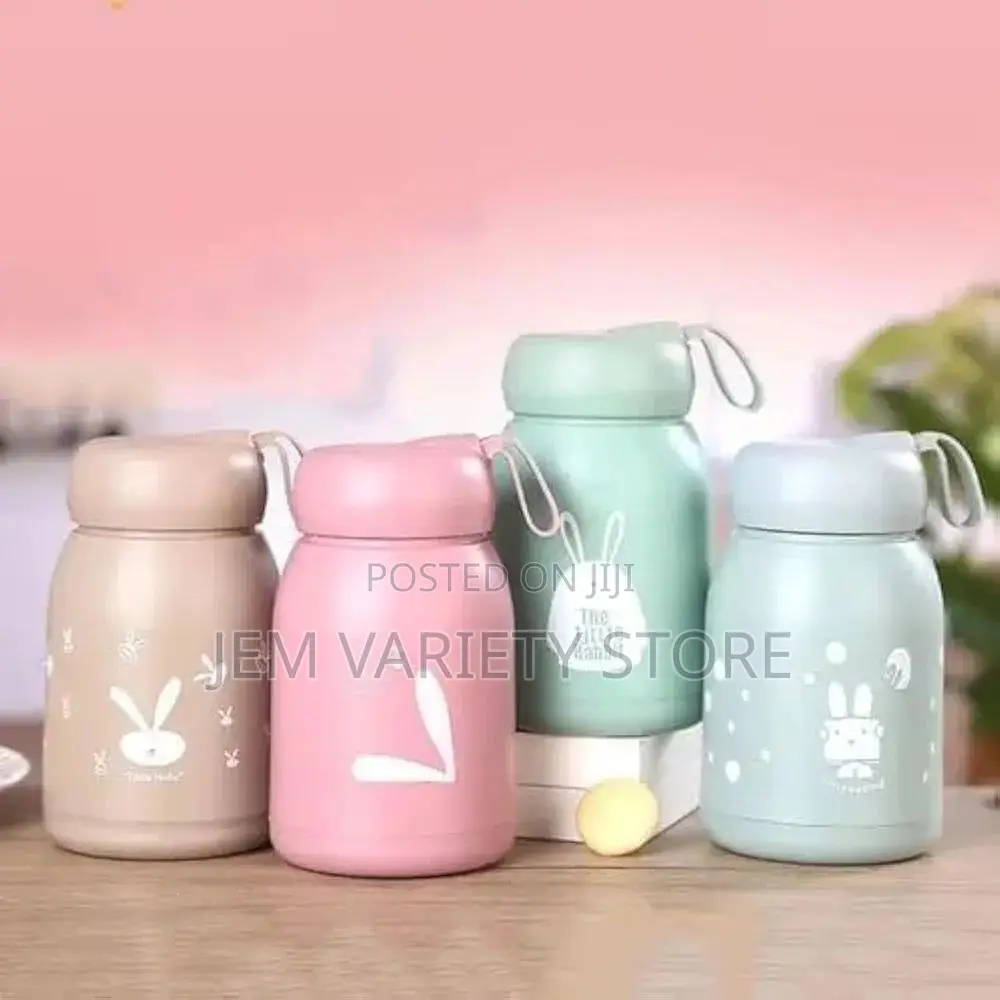 330ml Rabbit Glass Water Bottle