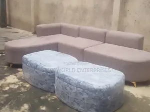 Used Luxury Sofa Set With Tables for Sale Urgently!