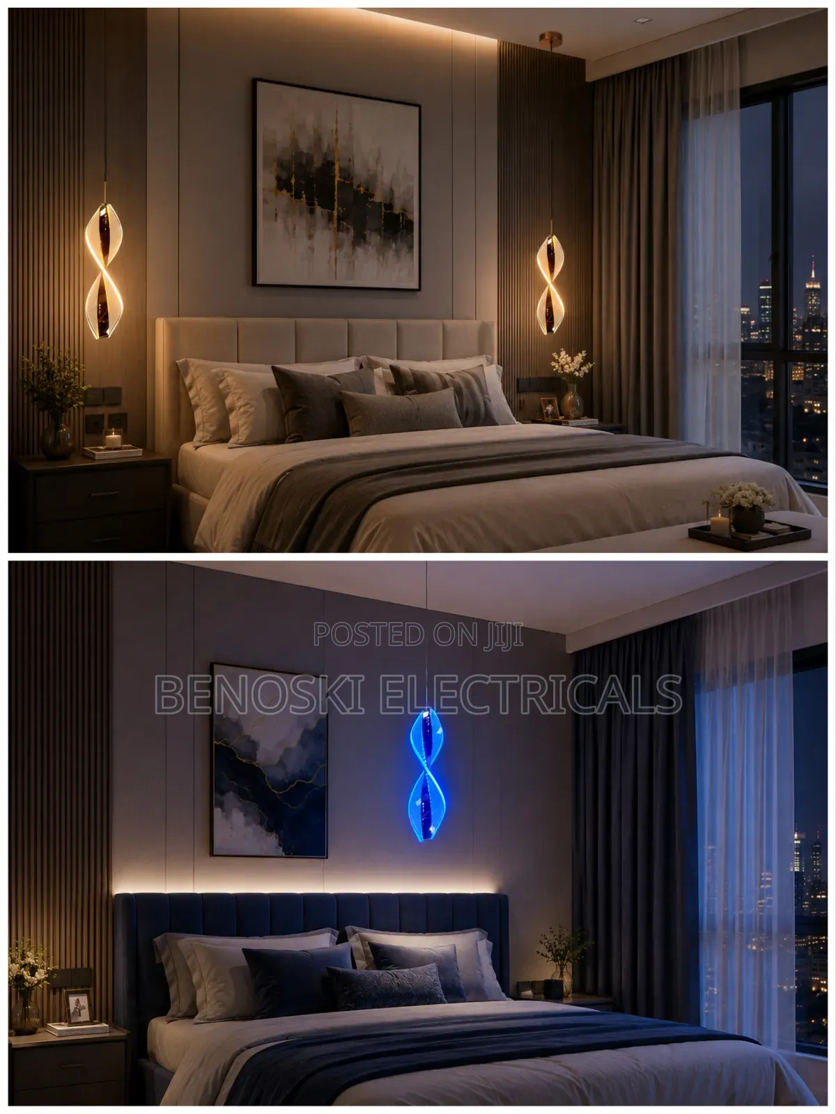 Luxury Led Spiral Pendant Light