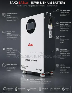 15kwh Sako Lithium Battery