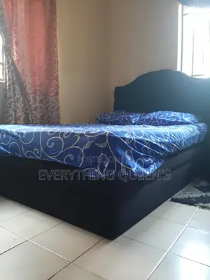 Black Velevet Bed Frame And Mattress