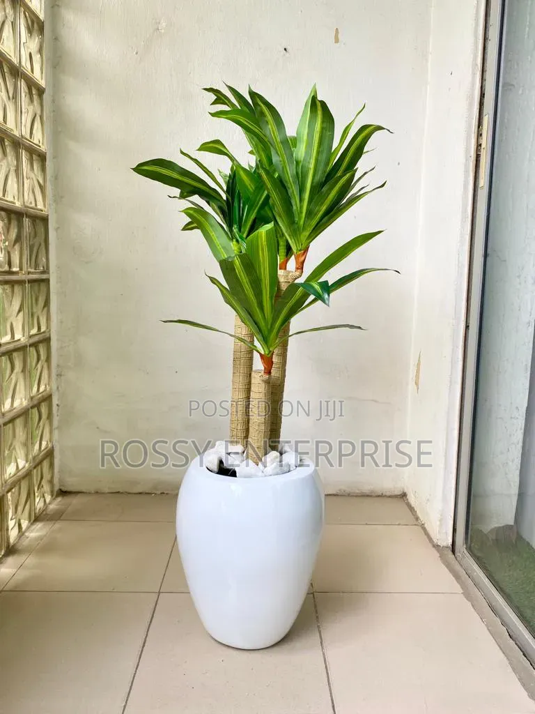 Artificial Plants and Vase