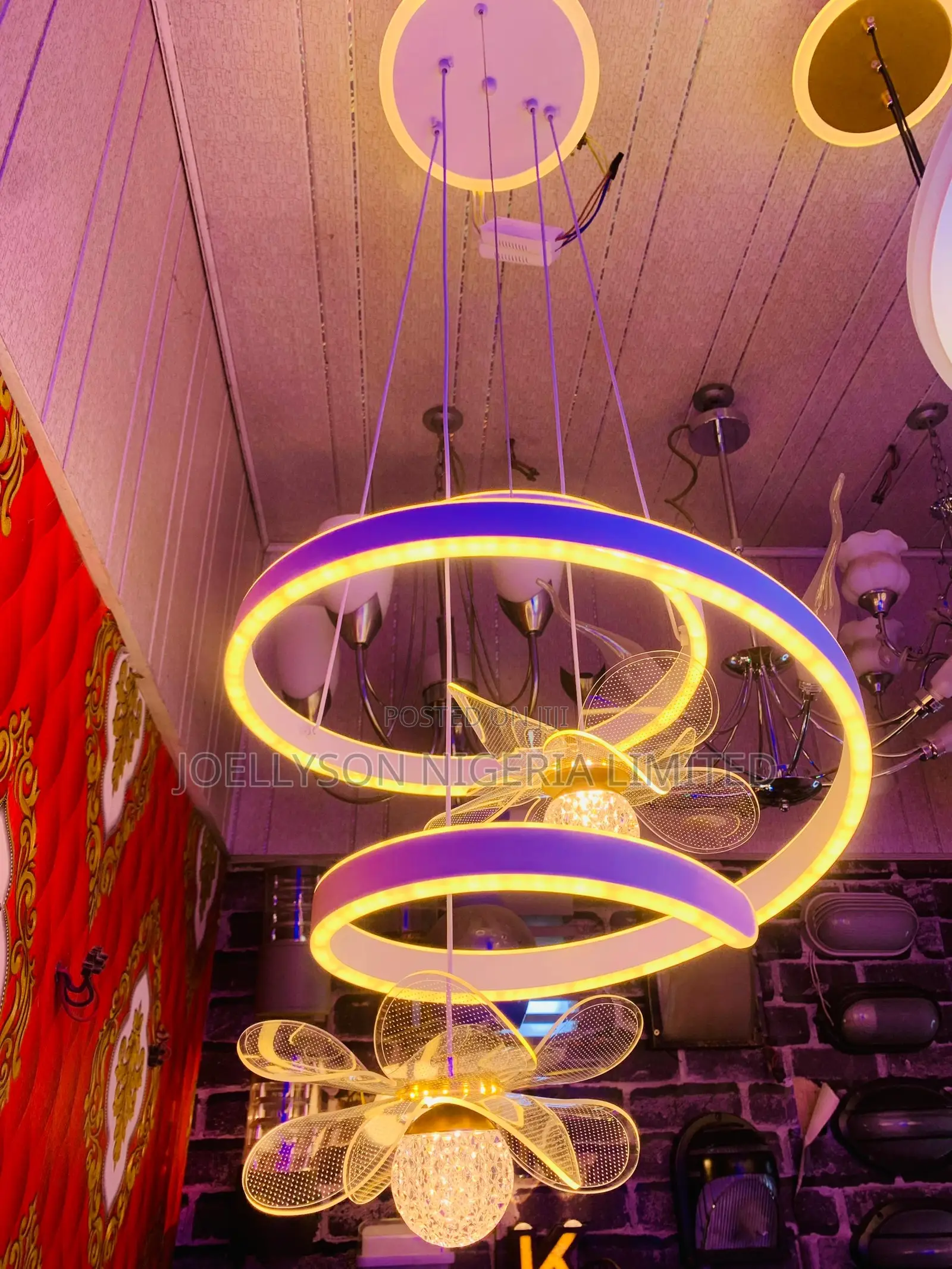 Flower Pendant Led Chandelier