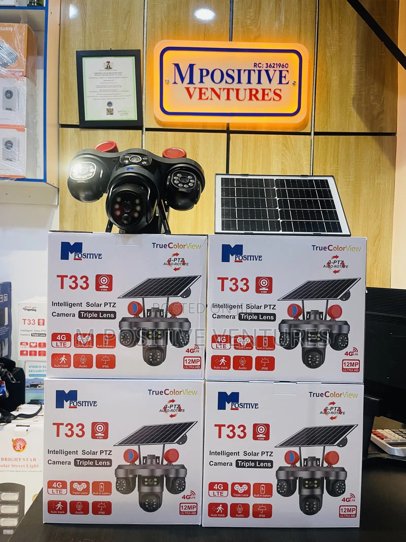 Solar PTZ Camera T33
