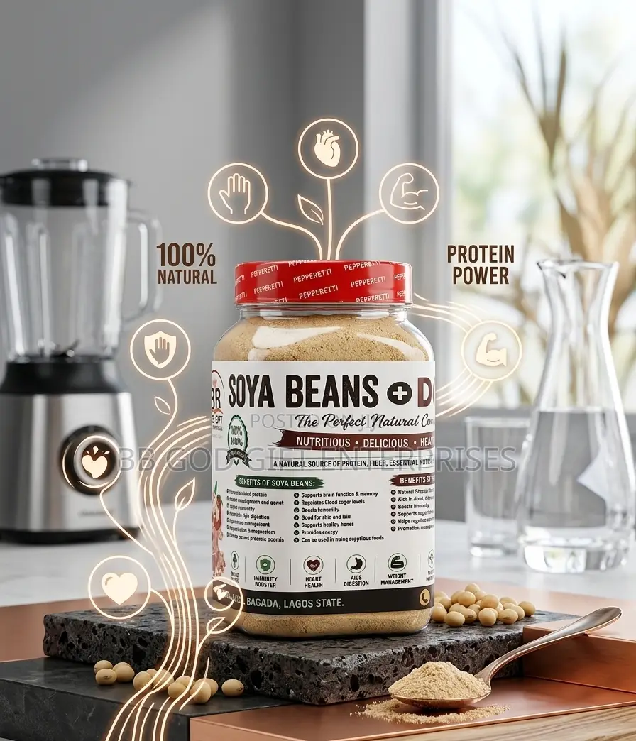 Soya Beans and Dates Powder