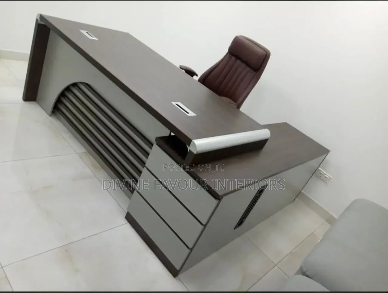 Modern Executive Office Table Only With Extension