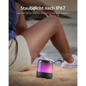 Soundcore Glow Mini Speaker - Light Show, 12h Playtime - Ip67 - Black