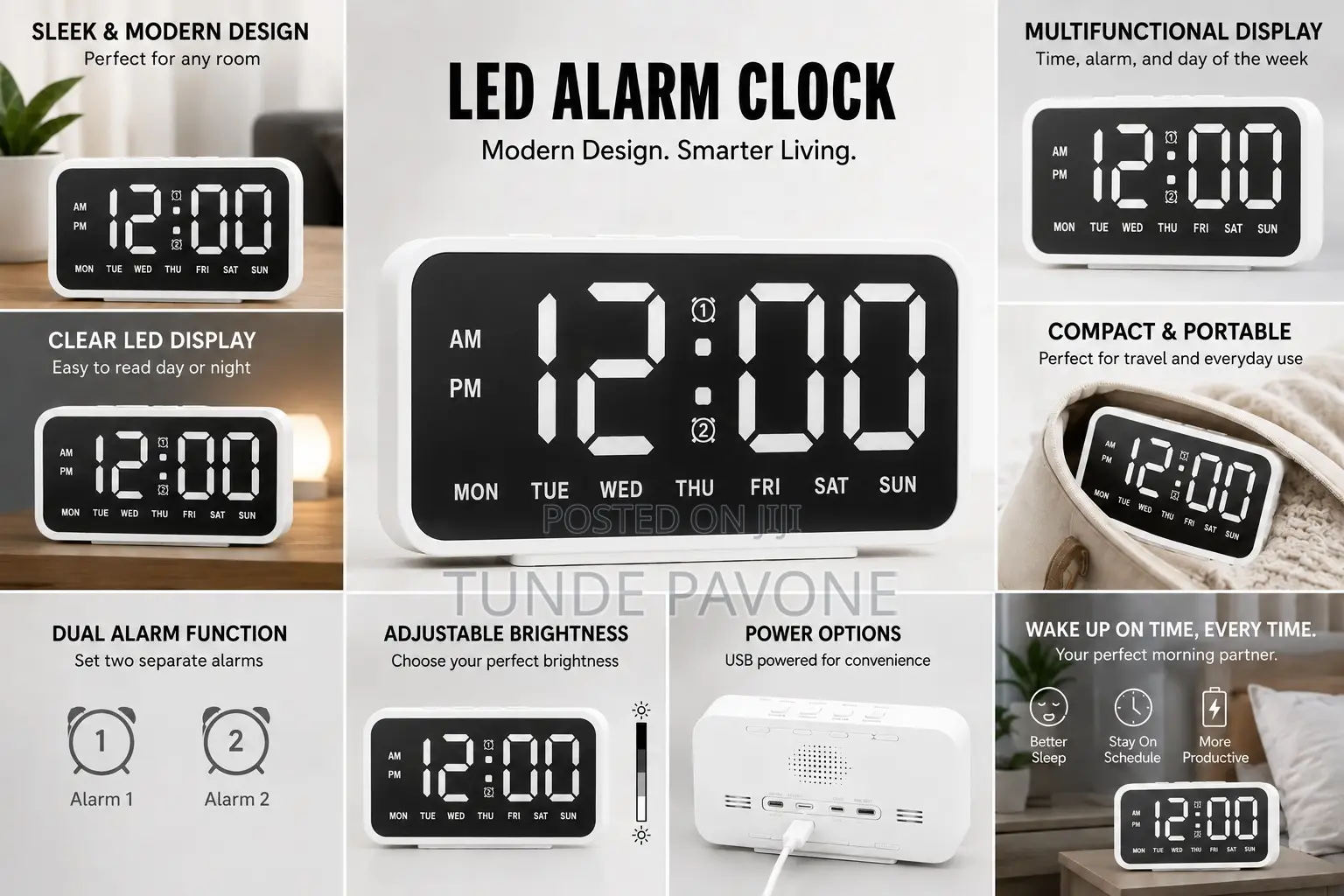 Led Alarm Clock