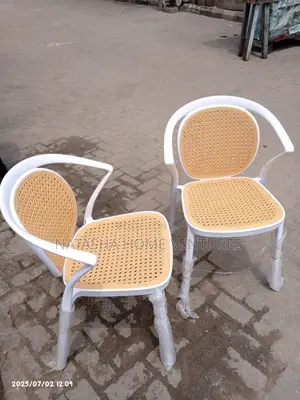 Rattan Armchair With Round Back