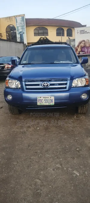 Toyota Highlander V6 AWD 2002 Blue