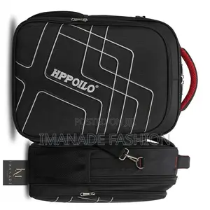 Hppoilo Grid Backpack – Black Red