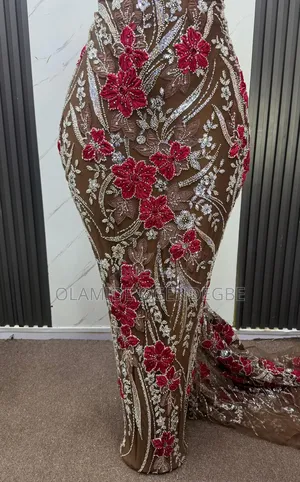 Luxury Chiffon Lace With Hand Beaded