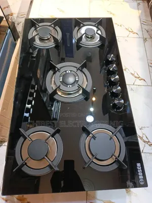 Quality Bosch Built-in 90cm 5 Burners Automatic Gas Cooker Hob Copper
