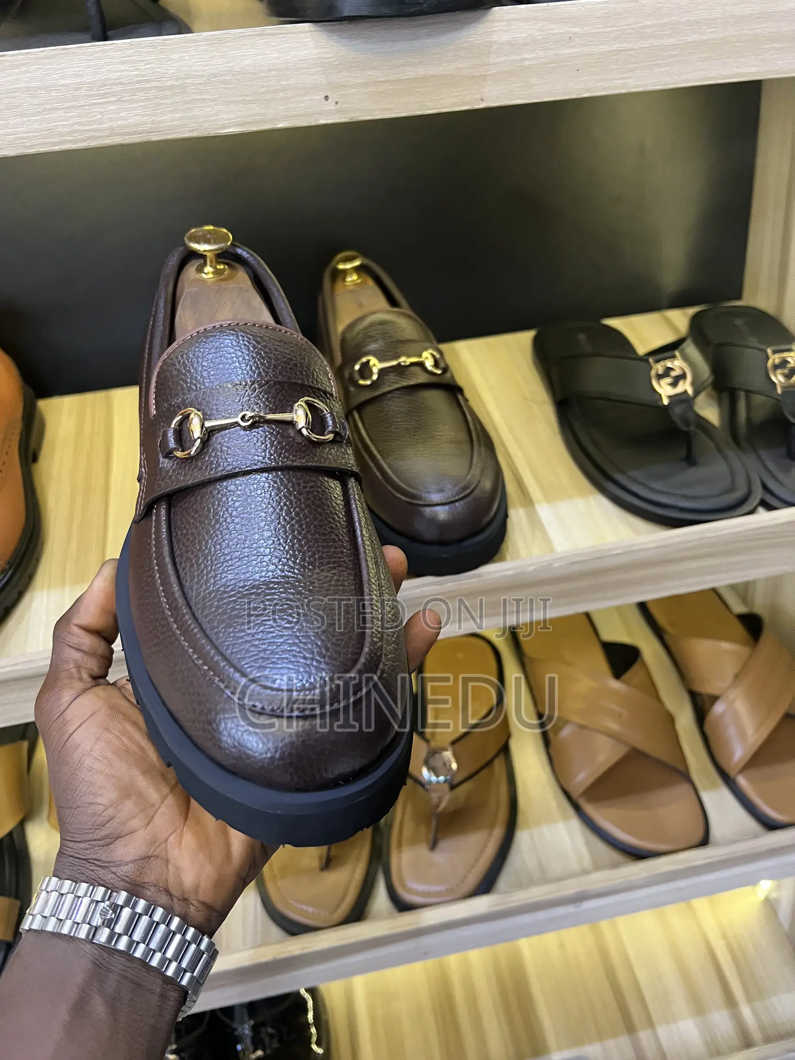 Coffee Brown Leather Shoe