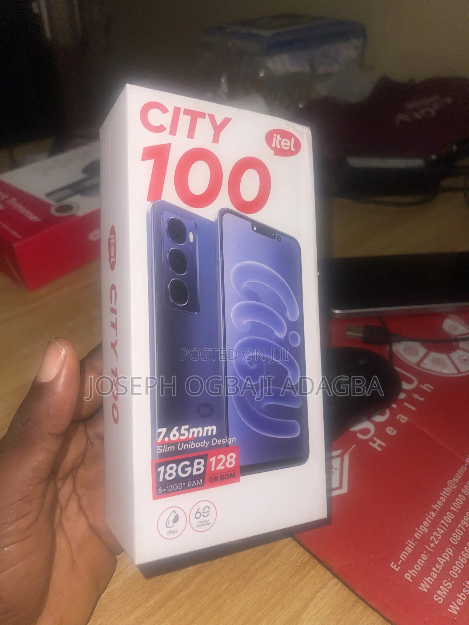 Itel City 100 128 GB Silver
