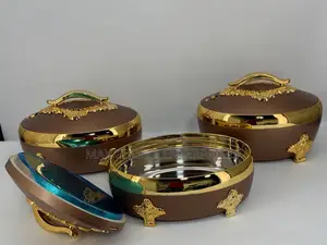 3 Forever Gold Insulated Cassaerole Food Warmer