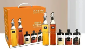 5pcs Glass Seasoning and Oil Spray Bottles