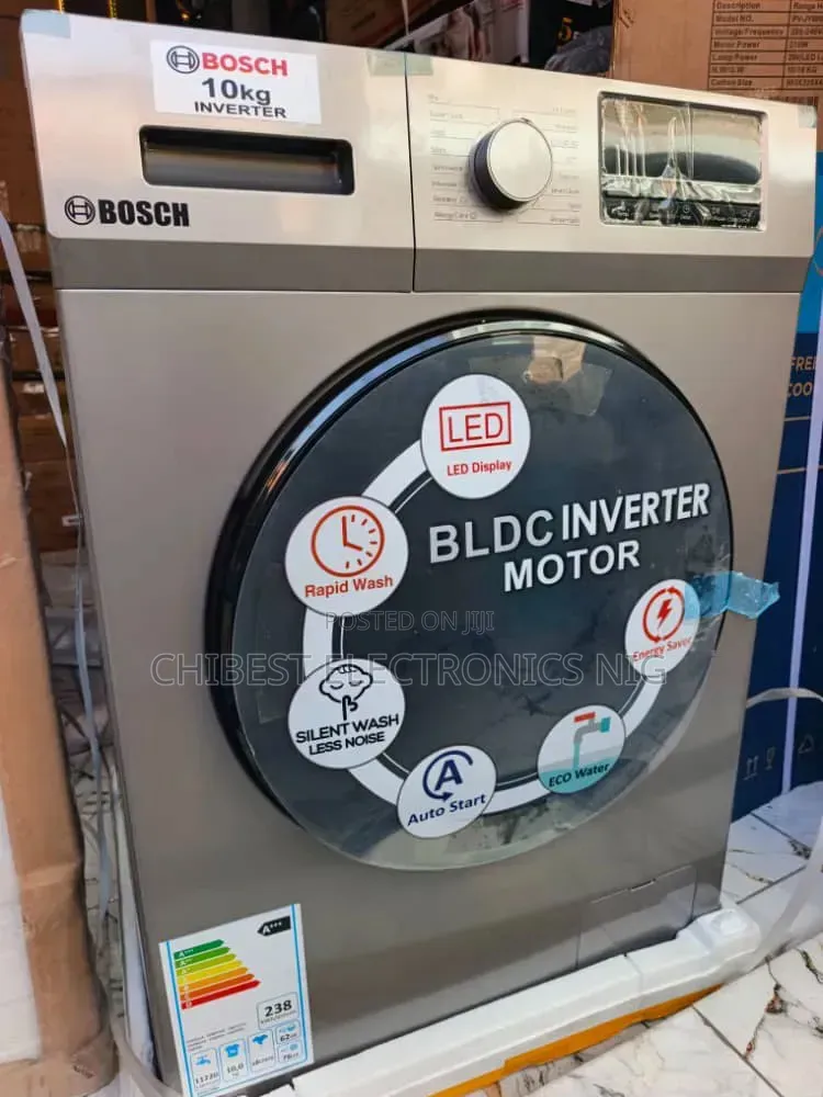 Quality Bosch (10kg) Automatic Inverter Washing Machine Front Loader