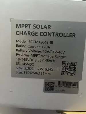 Felicity 120a MPPT Charge Controller (48v)