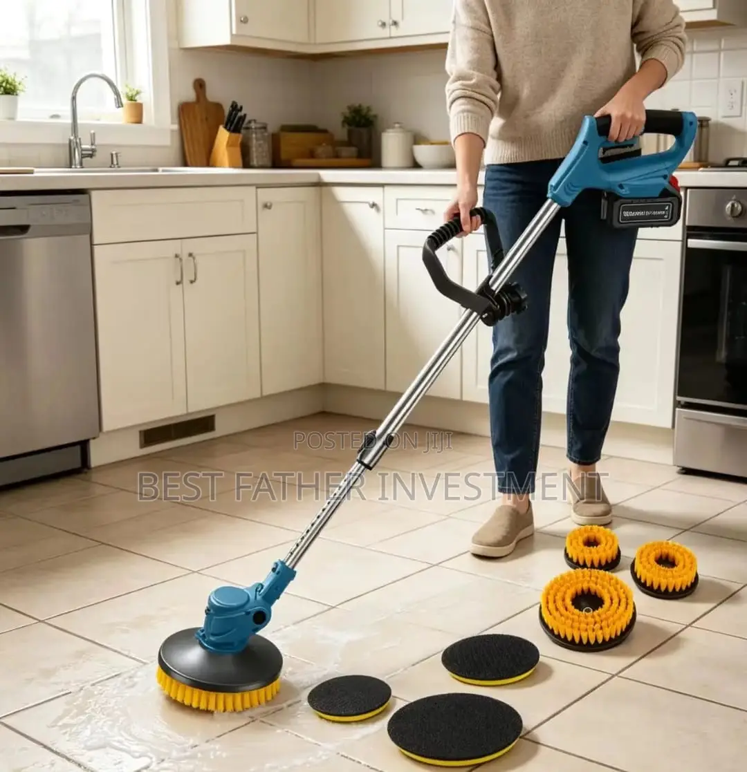 Industrial Spin Scrubber Machine