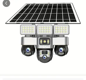 Triple Lens Camera Auto PTZ and Flood Light