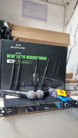 Hd Hydinamic Wireless Microphones Model D28