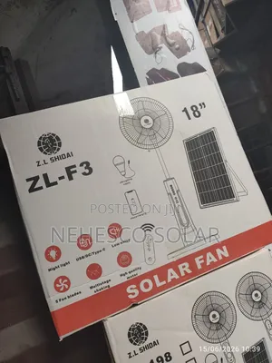 Z.L Shidai 18" Solar Fan