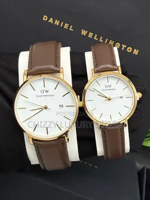 Daniel Washington Quality Luxury Men Genuine Leather Wristwatch