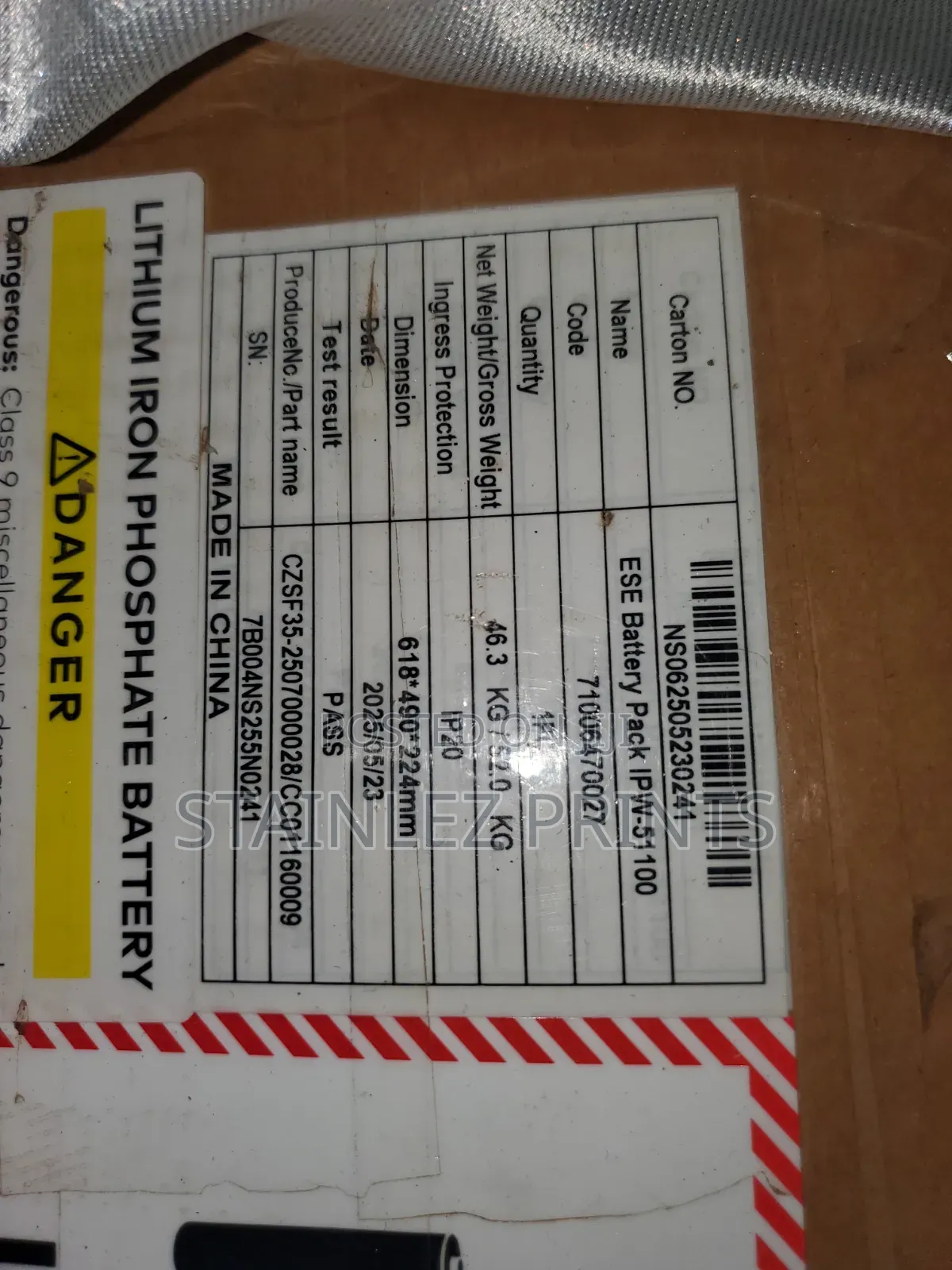 Itel 5kva Lithium Battery