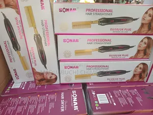 Sonar Professional Electric Hot Comb Hair Straightener
