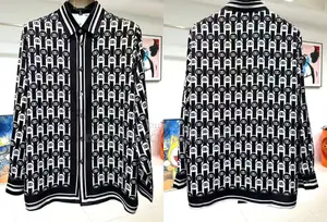 Luxury Update  Dolce Gabbana Logo-Print Longsleeve Shirt